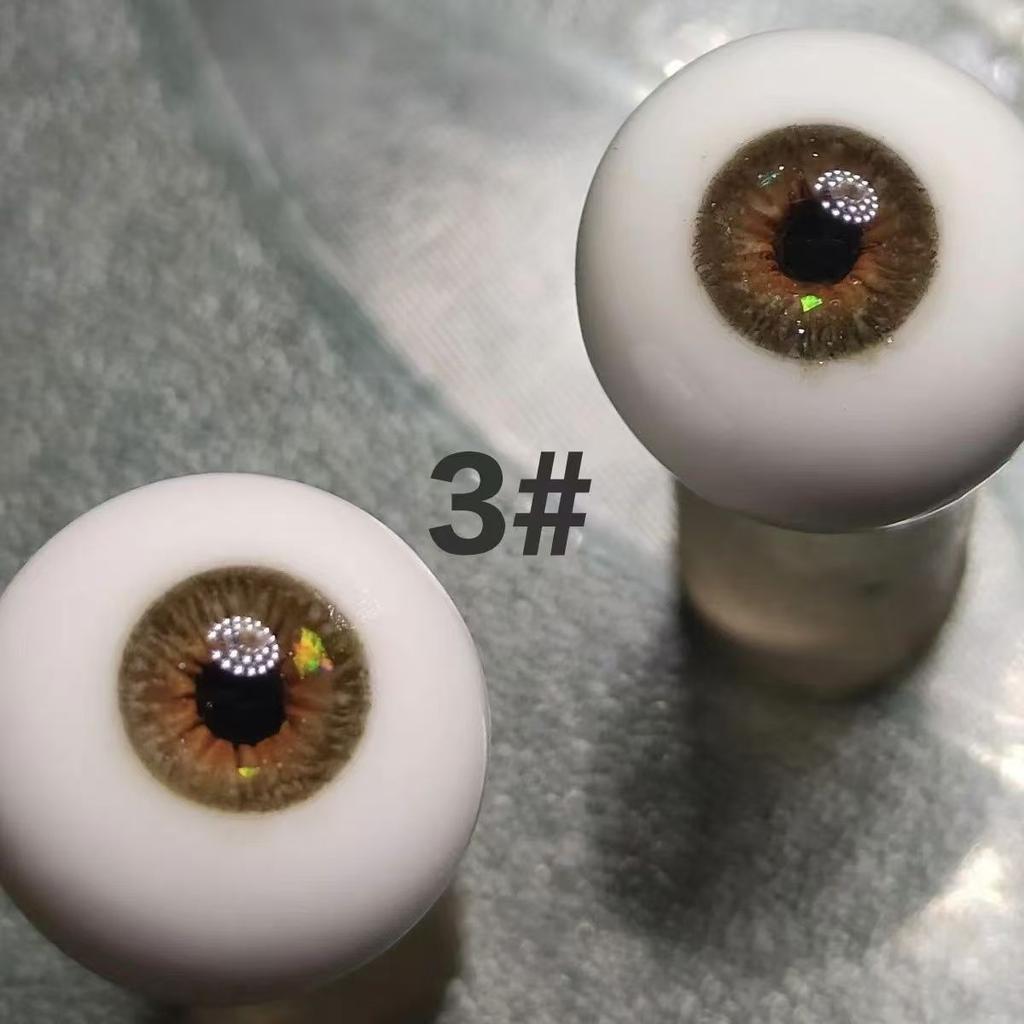 1 Çift Yarım Küre Reçine Gözler Mor Bebek Gözleri Aksesuarları Boyut 12141618mm Kızlar Makyaj Değiştirme Oyuncakları
