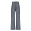 Women's Loose Wide-leg Casual Pants Trousers Low- Pleated Straight Casual Pants