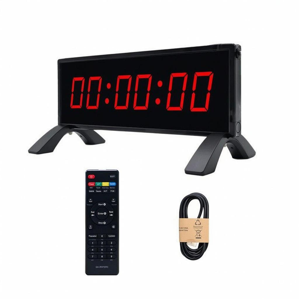 Count up/down Digital Timer with Wireless Controller Easy-to-Read