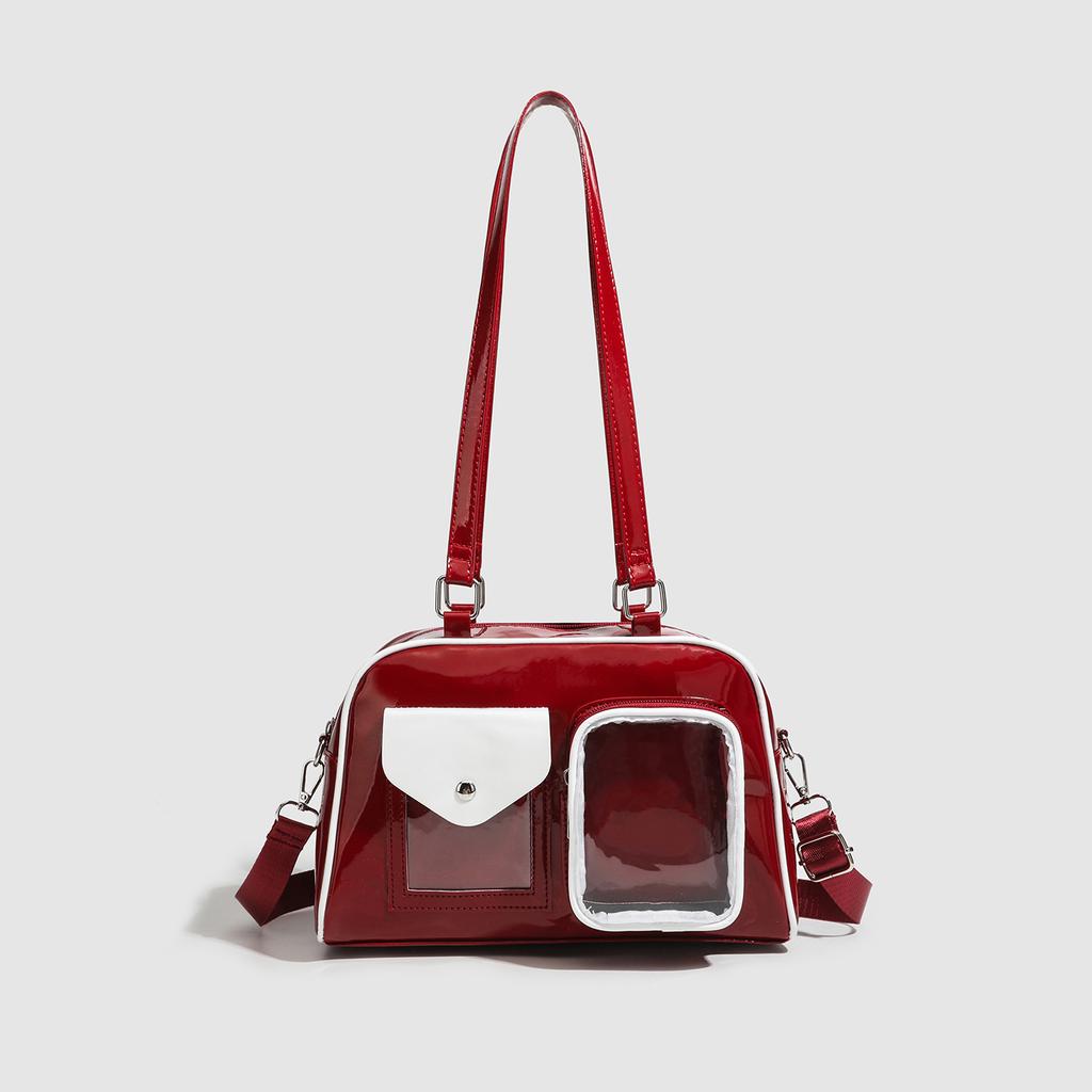 Borsa a tracolla anime carina per donna, borsa Itabag portatile di grande capacità per scuola, cosplay e uso quotidiano. Durevole&Alla moda
