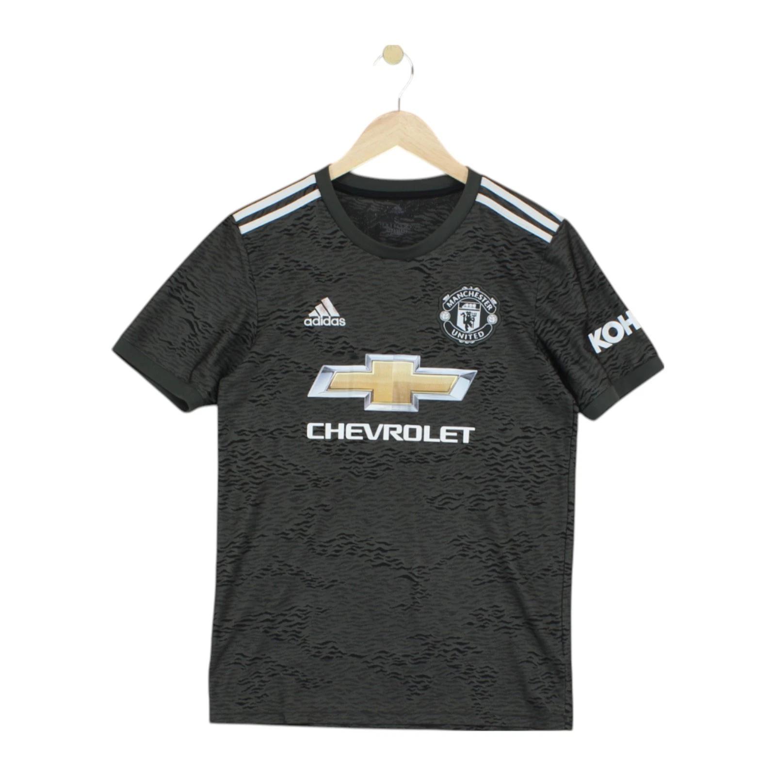 

Manchester United 2020-21 Football Shirt Mens Size S Green Away Jersey 3XL
