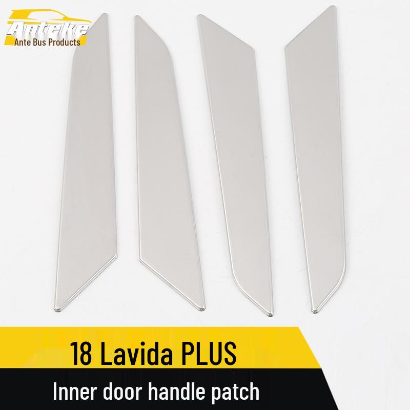 Compatible with 18 Lavida Models: Interior Door Handle Patch & Armrest Handshake Buckle Accessories