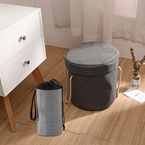 Smilerain 2 Pieces Toy Storage Mat Storage Lego Mat Children Toy Storage Bucket Block Storage Mat Play Mat Washable Convenient for Going Out Versatile