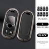 Auto Key Fob Cover Fit For Buick B 5 Buttons Opel Astra G H J Mokka Insignia Vectra Meriva Corsa Zafira Zinc Alloy+Leather Auto Accessories