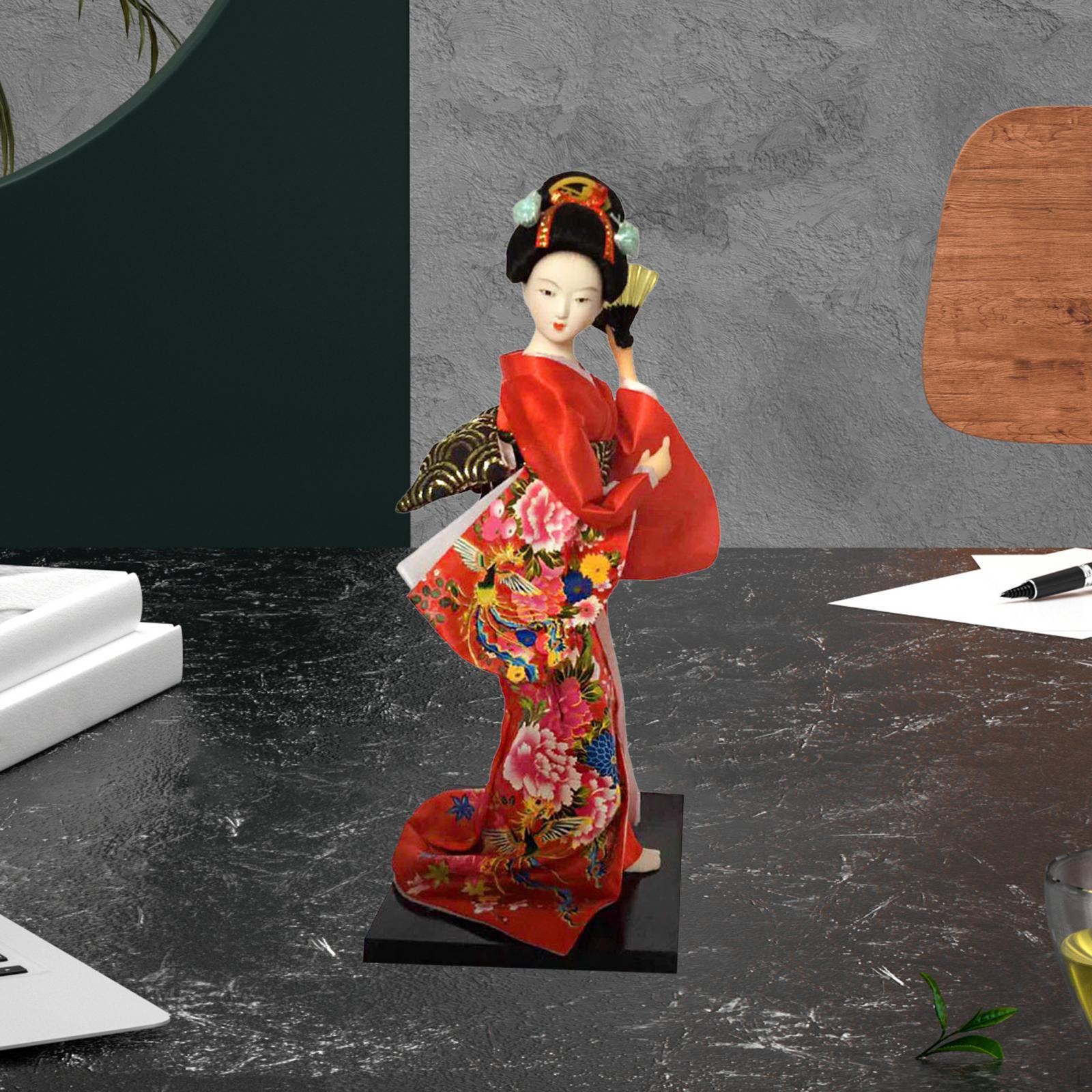 

Етнічні японські ляльки-гейші Статуетка леді-азіатської ляльки для прикраси столу Style B