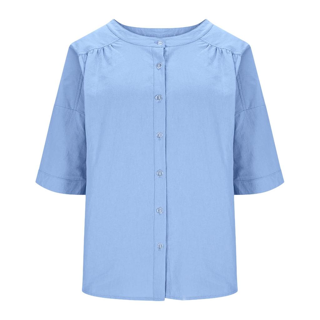 Modny Casualowy Kolorowy Top Damski