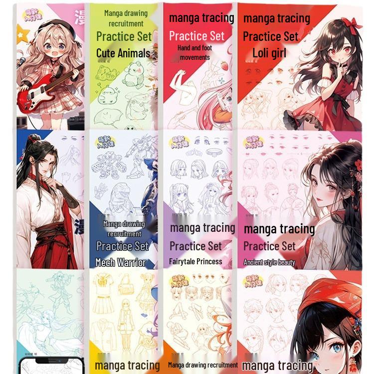 Sailor Moon Retro Cartoon Tracing & Drawing Book