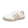Stepping On Shit Feeling Moral Training Shoes Women's 2025 New Autumn Versatile Flat Leather White Shoes Student Running Sports Shoes Women