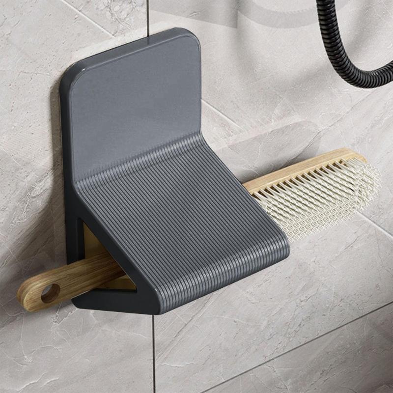 Sgabello Gradino Impermeabile per Doccia con Base Antiscivolo Materiali Robusti in ABS per la Sicurezza del Bagno