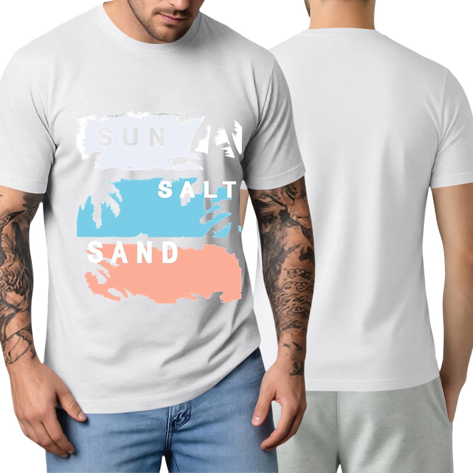 

Men s Short-sleeved Fashionable Casual Everyday Trendy Letter Print Short-sleeved Shirt XL білий