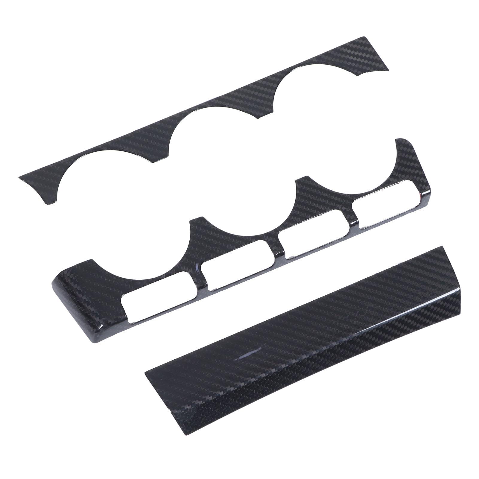 Air Conditioning Switch Panel Trim Cover Real Carbon Fiber Replacement for Subaru BRZ ZN8 ZD8 2022+