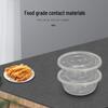 Disposable Plastic Round Takeout Containers with Lids