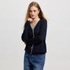 Women's Color Block V-Neck Knit Cardigan