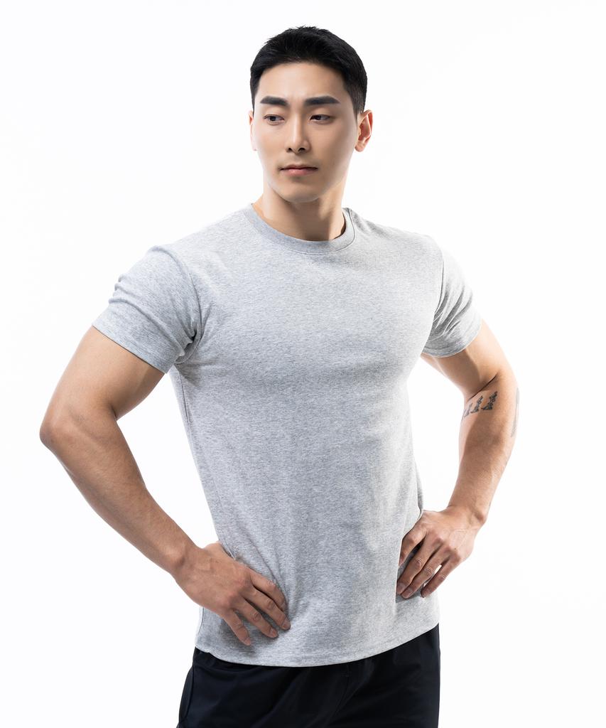 Pijikeolgameoncheu [2Pack] Cotton Mesh Muscle Fit Short Sleeve [5 Colors]