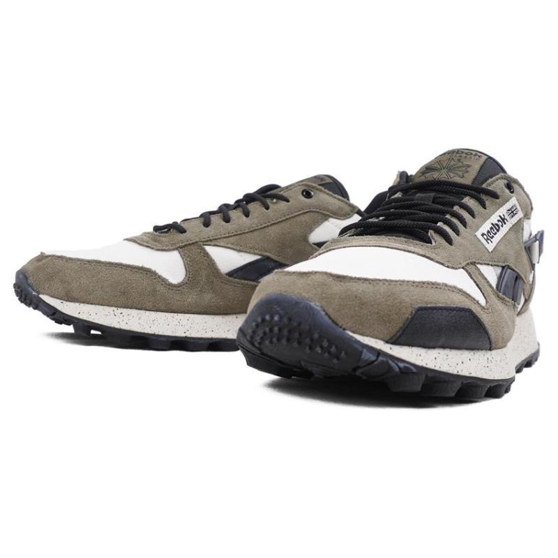 Reebok Classic Leather 'Winterized Army Green' Sneakers 100074285