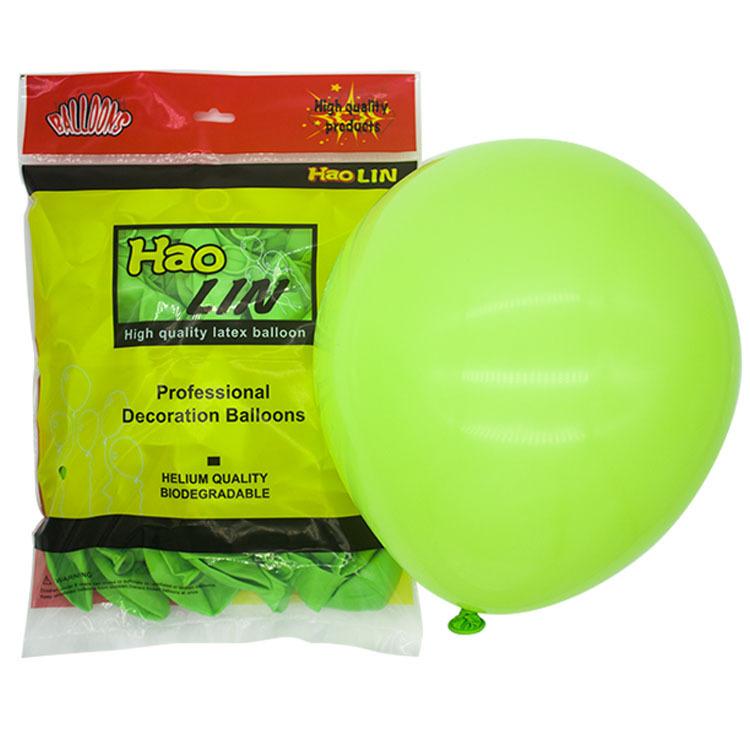 Haolin Yaguang 12-Inch 2.8-Gram Latex Balloon, Birthday Wedding Party Decoration Arrangement Cross-Supply Brand Balloon