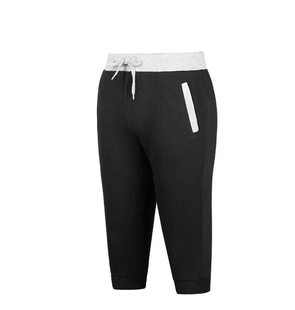 Men's Slim Fit Color Block Jogging Shorts - Trendy European/American Mid-Length with Customizable Logo