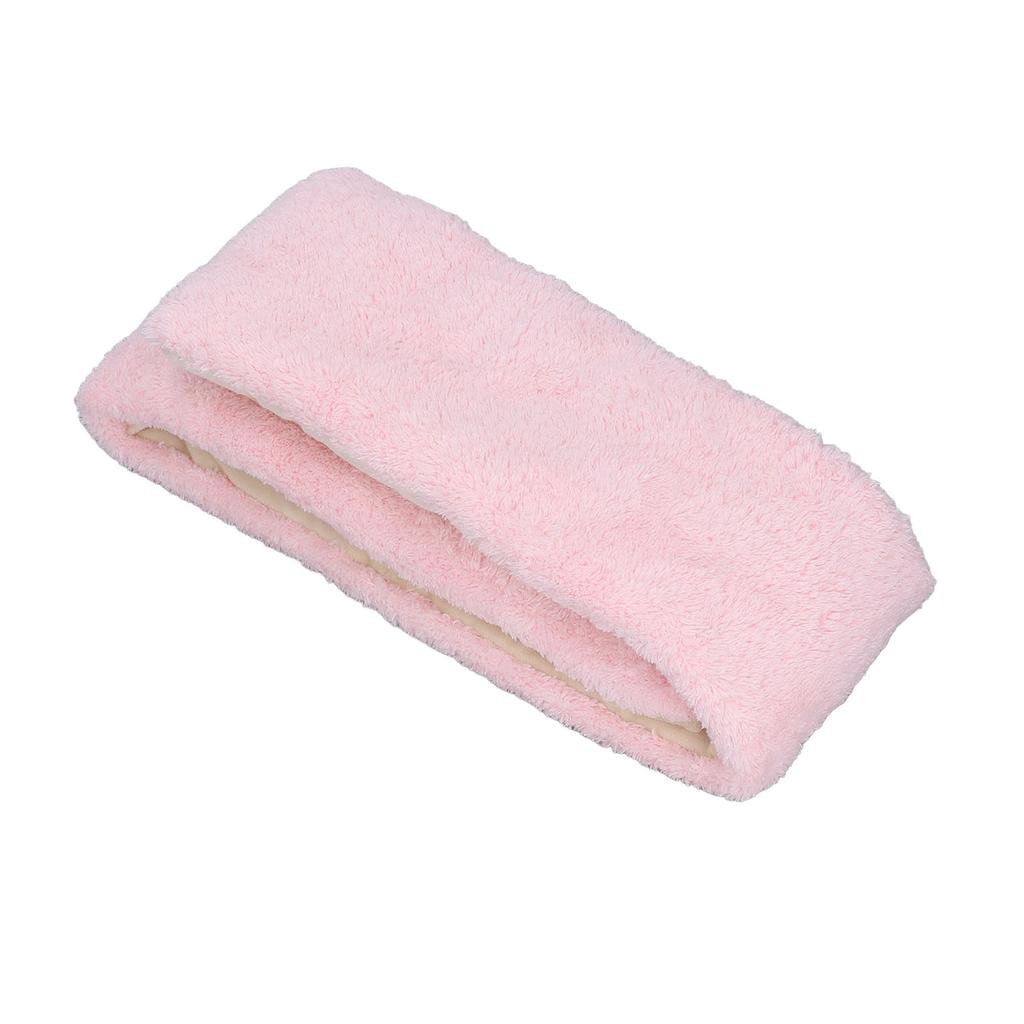 Electric Heating Scarf Evenly Heating Comfortable Skin Friendly Short Plush Pink USB Heated Scarf for Winter