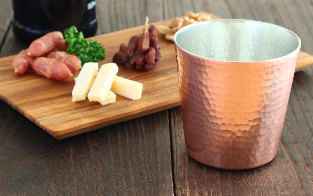 Asakusa Copperware Pure Copper Whiskey handcrafted by a craftsman with 40 years of Shop On-the-Rocks Cup, 300cc, Mr. Hoshino, experience.