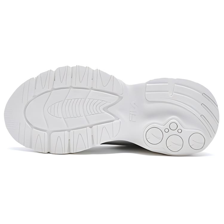 Fila Fusion Cred Navigator Comfortable Versatile Mesh Cushioning Low-Top Running Shoes Women Sneaker Gray White T12W421601FSS