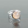 Peach Moonstone Gemstone 925 Sterling Silver Men & Women Jewelry Handmade Ring RR-11-30