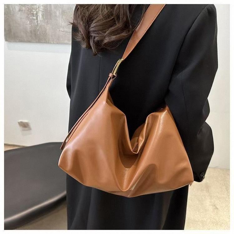 Women's High-End 2026 Soft Leather Tote Bag - Large Capacity, Crossbody & Shoulder Bag for School and Commuting