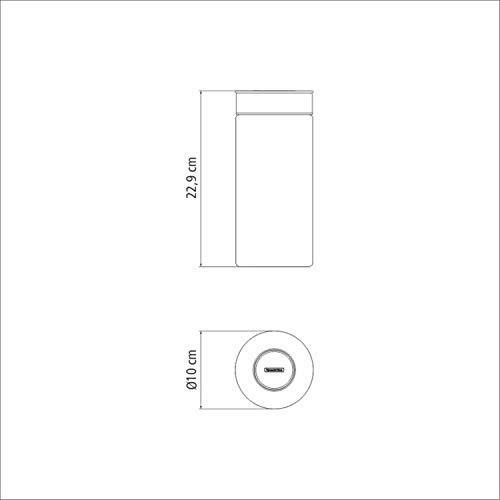 Tramontina 61227/040 Presza One-Touch Airtight & O
