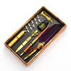 European Style Alloy Vintage Feather Pen Set Fountain Dip Feather Pen Set