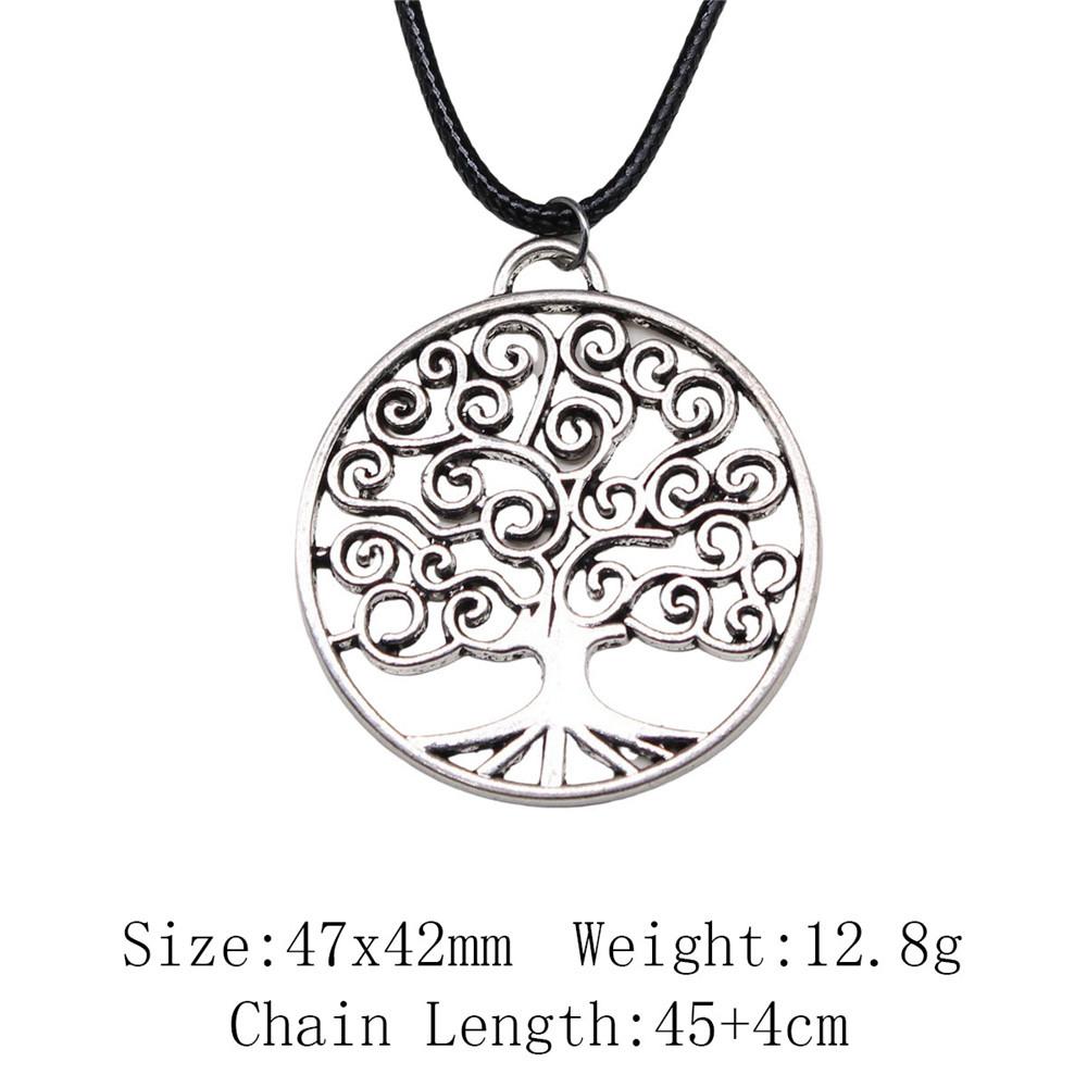 Valentinstag Halsdekoration Lebensbaum Baum Halskette Lederkette 45cm Günstige Dinge Choker Hals