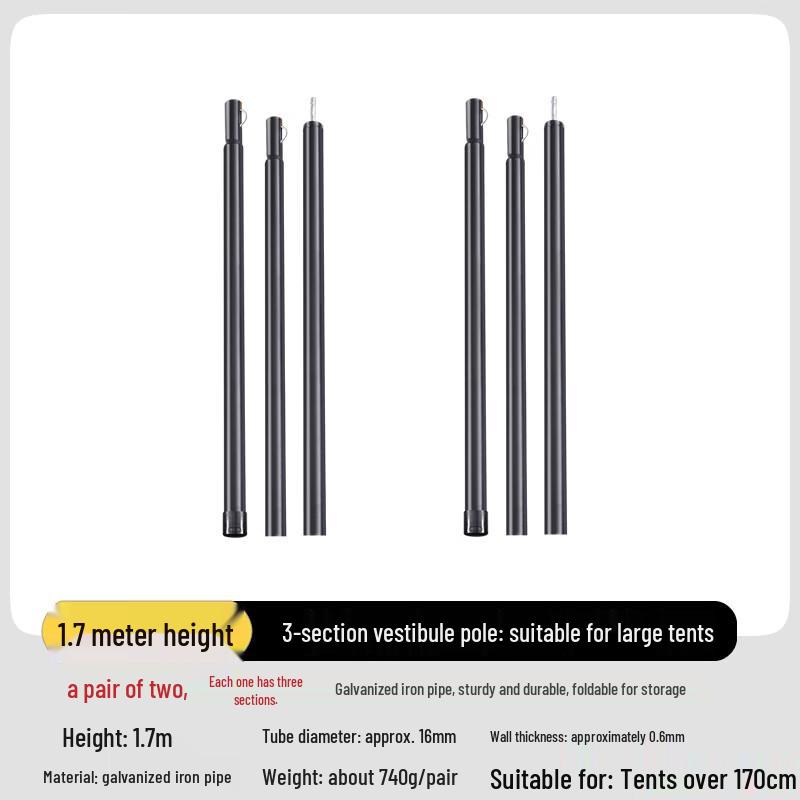OEING Outdoor Tent & Awning Support Poles