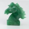 Übersetztes Produkt Aventurin Pferdeskulptur Natursteinschnitzerei Figur Innenraum Naturstein Kraftstein Indischer Jade Gesundheit Glück Langlebigkeit
