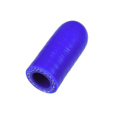 X AUTOHAUX 1pcs Length 30mm Inner Diameter 12mm/0.47" Blue Car Silicone Rubber Hose End