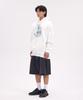 Ethnic Oversized Wide Shoulder Hoodie_White