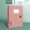 Transparent A4 Document Binder with Multi-Layer Insert Pages for Loose-Leaf Organization