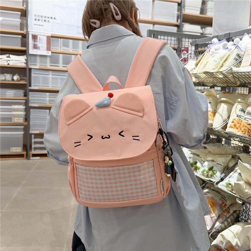 Student Schoolbag Cartoon Backpack Lightweight Backpack