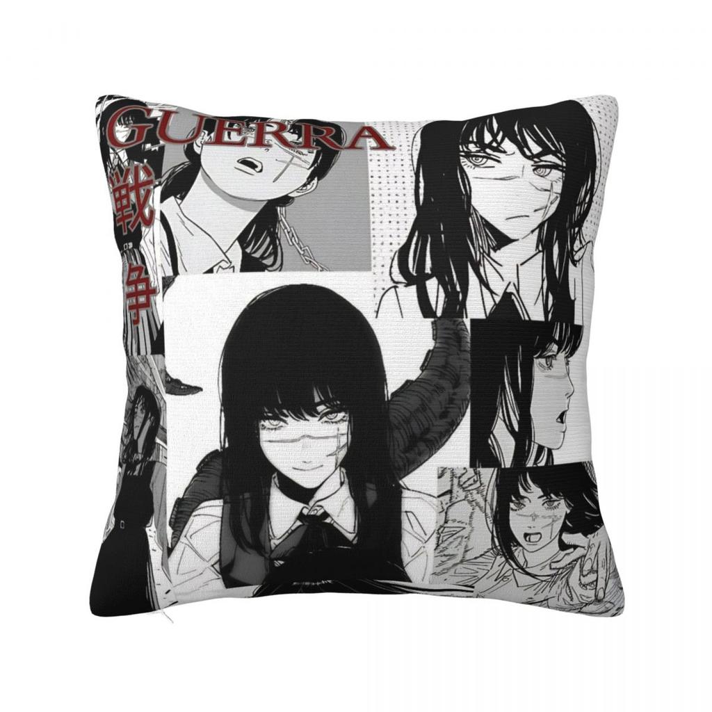 Yoru Chainsaw Man War Devil Pillow Covers Car Asa Mitaka Cushion Cover Cool Home Decoration Pillow Cover 40*40