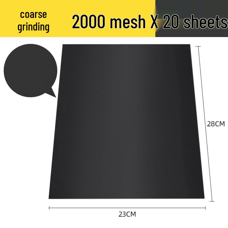 Ultra-Fine Adhesive Sandpaper for Polishing Corners, Walls, Wood, and Car Paint Surfaces