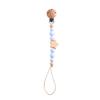 Wooden Personalized Baby Pacifier Chain Bpa Free Crochet Bunny Pacifier Clip Newborn Nipple Holder Teething Baby Accessory Gifts