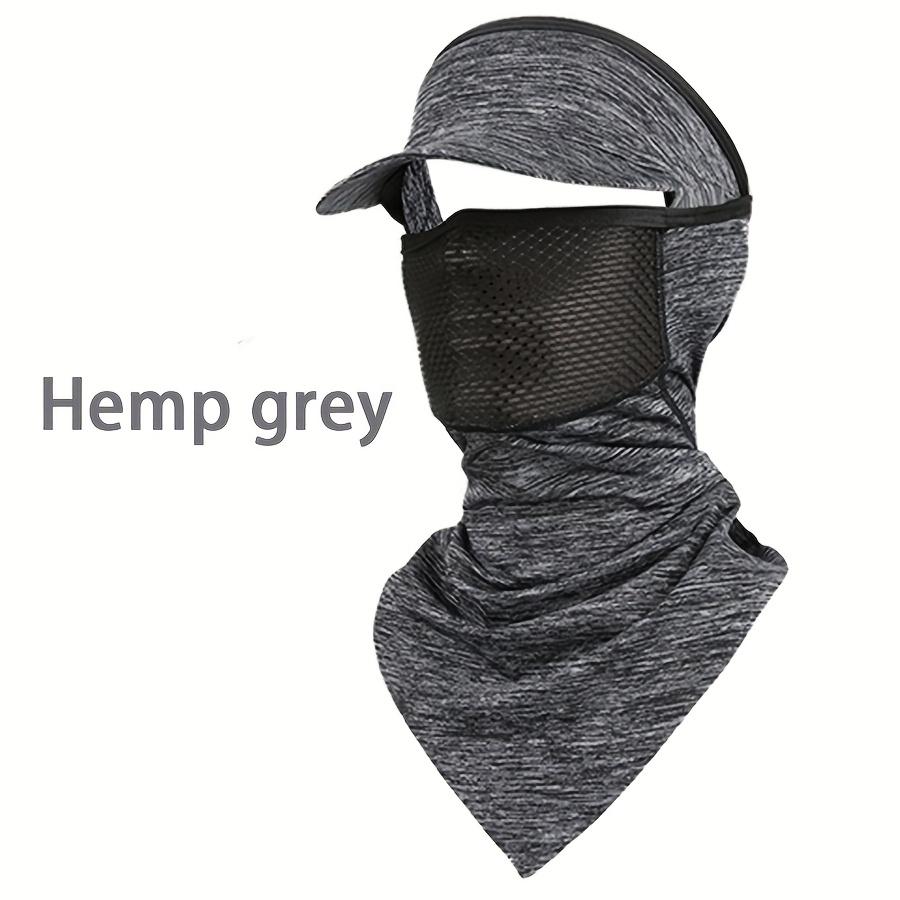 

Summer Full Face Mask Breathable Anti-UV Neck Flap Wide Brim Cycling Bandana Outdoor Sport Fishing Hiking Sunscreen Ice Silk Cap