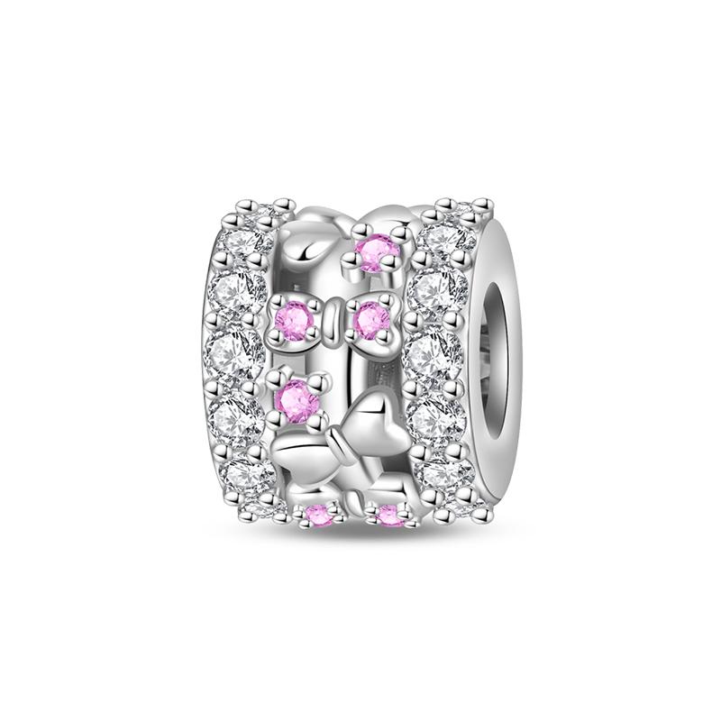 New Copper Color Stars Sun Butterfly Safety Buckle Zircon Charms Beads Fit 3Mm Original Bracelets Fine Diy Jewelry