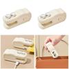 Portable Mini Sealing Machine Crocodile Heat Sealer Food Sealer Clip  for Plastic Bag Snack Bag