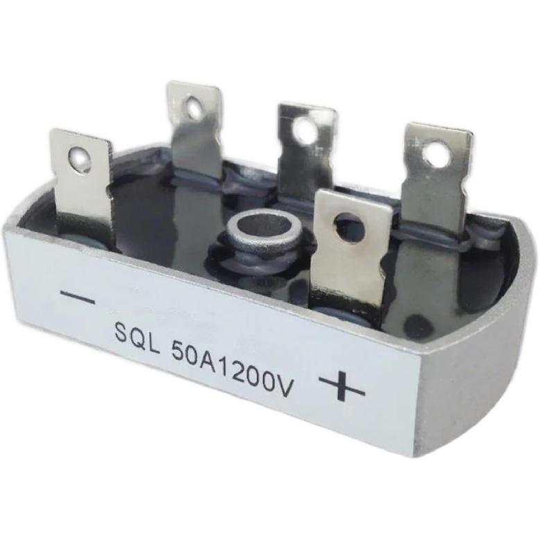 1pc SQL50A1200V Aluminum Metal Case 3 Phase Diode Bridge Rectifier 50Amp Fast Recovery Rectifiers Diodes Kits