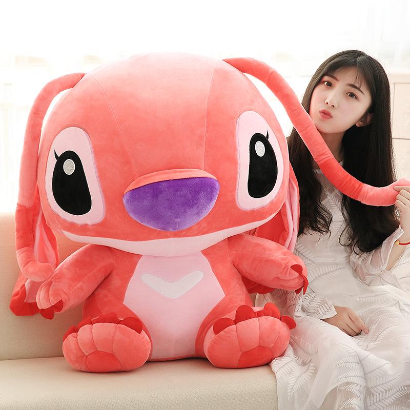 

Purple Taro Plush Toy: Large Stitch Doll Pillow – Birthday Angel Edition 20 cm