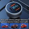 Car Charger Adapter Safe High-Speed Charging Car Phone Charger Car Charger With Led Digital Display For Vehicles Car SUVs
