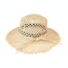 Seaside Vacation Wind Hollow Raffia Beach Hat Women's Big Brim Atmosphere Shading Sun Protection Photo Hat Props