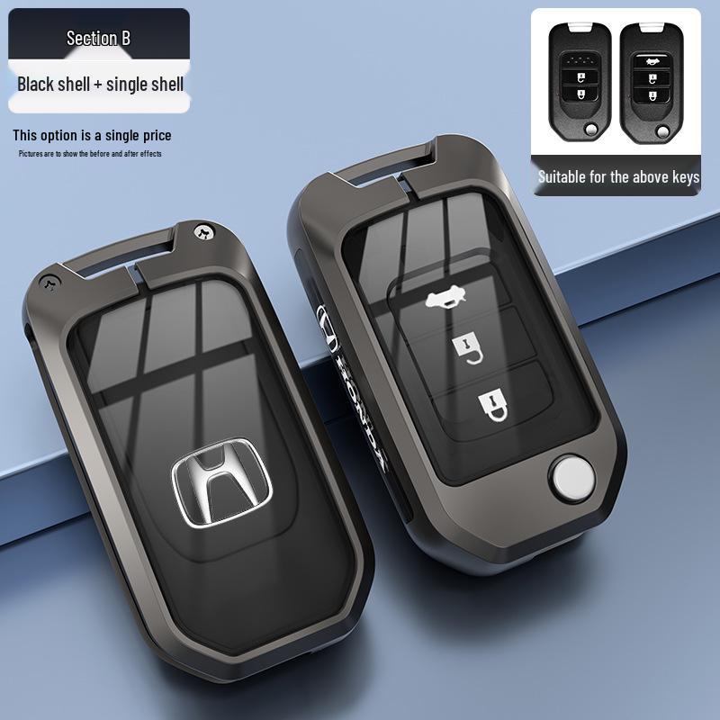 Honda Key Case Compatible with CRV, Civic, Accord, XRV, Vezel, Avancier, Breeze, UR-V, and Spirior Models