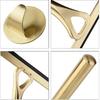 Shower Squeegee for Glass Doors with Adhesive Hook Gold Window Squeegee Rubber Scraper for Bathroom, Window, Mirror, Car Glass, Tile Wall