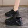 Soft-soled dad shoes autumn new velvet warm sneakers high-top thick-soled