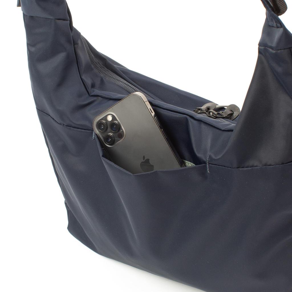 DSBK Register Sling-Small, 8L Water-Repellent High-Density Nylon Twill Shoulder Bag, JXF-3433 (Navy)