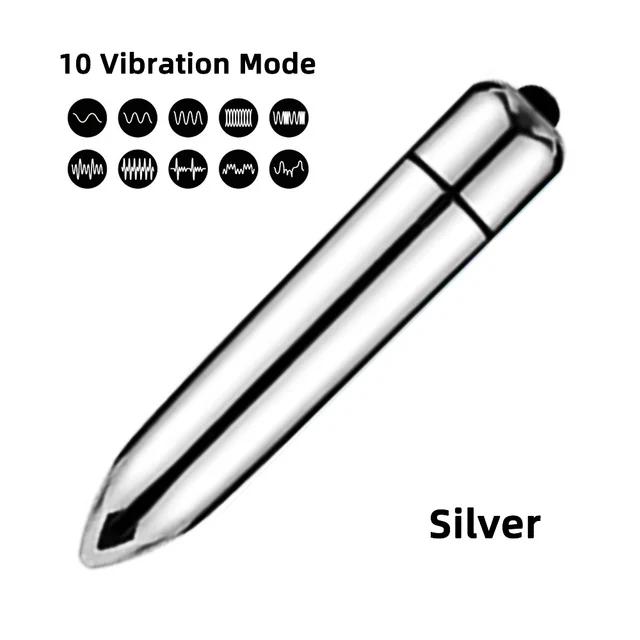 10 Speed Mini Bullet Vibrator for Women Waterproof Clitoris Stimulator Dildo Vibrators Vagina Sex Toys for Woman Sex Products
